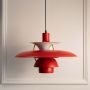 Louis Poulsen PH5 Inspired Pendant Light Light Off White Background