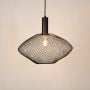parachute mesh pendant light black main lifestyle