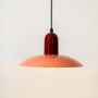 Ophelia Morandi UFO Pendant Light Red Peach Main Lifestyle