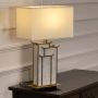 Bilger Decorative Table Lamp Light On White Background
