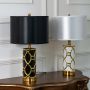 Rowan Black Ceramic Table Lamp - Small