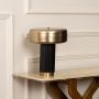 Serenella Metal Table Lamp Light Off White Background