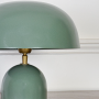 fungo sage metal table lamp closeup