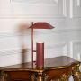 Cara Table Lamp Paprika Finish On White Background