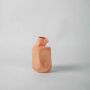 Loka Deco Ceramic Flower Vase Peach White Background1