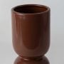 Elico Vase - Brown