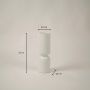 Elio Vase - White