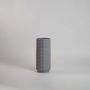Nuru Ceramic Flower Vase Grey White Background