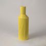 Farina Vase Yellow White Background