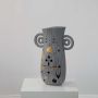 Barrit Ceramic Flower Vase - Grey