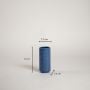 Nuru Ceramic Flower Vase - Blue