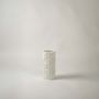 Baldvin Deco White Ceramic Flower Vase Medium White Background 1