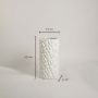 Saifaldin Vase - White