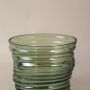 Camozzo Tall Modern Emerald Green Glass Vase
