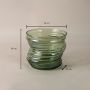 Camozzo Tall Modern Emerald Green Glass Vase
