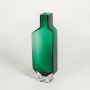 bahamas green glass vase medium white background 1