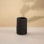 Sarsen Black Ceramic Vase - Medium