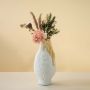 Faha White Ceramic Vase Lifestyle