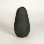 jade ceramic black european vase white background 1