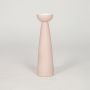 Pink ceramic tall flower vase modern decorative vase for console table living room corner home decor styling.