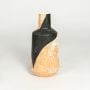 tectonic slice ceramic vase medium white background 1