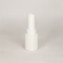 shaft white ribbed ceramic vase large white background