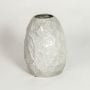 akola textured ceramic vase white background