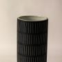 Black Scandinavian Ceramic Vase