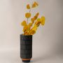 Black Scandinavian Ceramic Vase