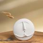 White Minimalist Face Figurine Ceramic Wall Vase - Small