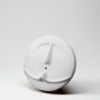 White Minimalist Face Figurine Ceramic Wall Vase - Small