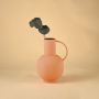 Kuzah Metal Vase Peach Lifestyle