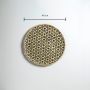 Bamboo Boho Tray & Wall Basket - Beige & Black