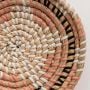 Anisah Handwoven Sabai Grass Hanging Wall Basket Medium - Pink