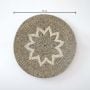 Neja Handwoven Sabai Grass Hanging Wall Basket Black - Large