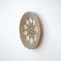 Neja Handwoven Sabai Grass Hanging Wall Basket Black - Medium