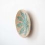 Theon Handwoven Sabai Grass Hanging Wall Basket - Sky Blue