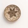 Mace Handwoven Sabai Grass Hanging Wall Basket - Black