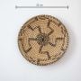 Kadynce Handwoven Sabai Grass Hanging Wall Basket - Black