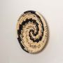 Wave Black & Beige Wall Hanging Basket