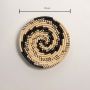 Wave Black & Beige Wall Hanging Basket