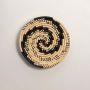 Wave Black & Beige Wall Hanging Basket