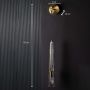 Modern Crystal Glass Baseball Bat Sconce Lamp