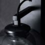 European Style Black Double Glass Illumination Wall Sconce