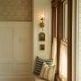 Modern Cylindrical Glass Golden Lighting Fixture