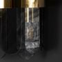 Joy of Light Modern Grey Glass & Metal Wall Lamp