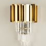 Cascade Gold Crystal Glass Wall Light