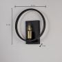 Contemporary Ring Design Wall Light