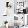 Andrav Black Gold Wall Light