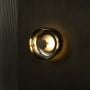 Oklak Black & Smoky Wall Light